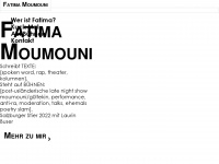 fatimamoumouni.com Webseite Vorschau