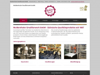 muldenthaler-emaille.com Webseite Vorschau