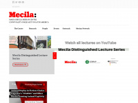 mecila.net Webseite Vorschau