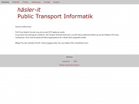 haesler-it.ch Webseite Vorschau