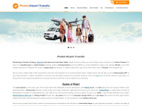 phuket-airport-transfer.com Webseite Vorschau