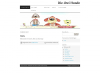 diedreihunde.wordpress.com Webseite Vorschau