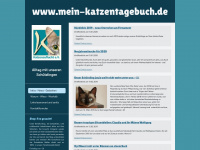 mein-katzentagebuch.de Webseite Vorschau