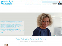 peter-schneider-catering.de Webseite Vorschau