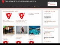 thueringer-triathlon-verband.de Webseite Vorschau