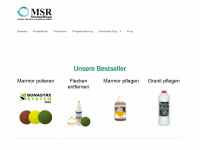 msr-steinpflege.de Webseite Vorschau