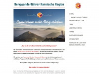 bergwanderfuehrer-karnische-region.com Webseite Vorschau