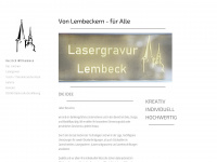 lasergravur-lembeck.de Webseite Vorschau