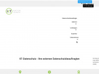 kt-datenschutz.de Webseite Vorschau
