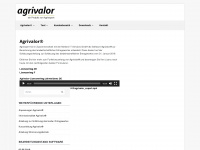 agrivalor.ch Webseite Vorschau