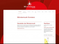 muenstermusik-konstanz.com Webseite Vorschau
