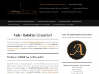 aaden-detektive-duesseldorf.de Webseite Vorschau