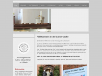 lutherkirche-luebeck.de Webseite Vorschau