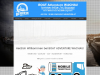 boat-adventure.at Webseite Vorschau