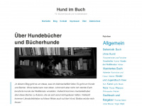 hundimbuch.blog Webseite Vorschau