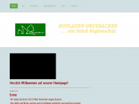 gruebacker.ch Webseite Vorschau