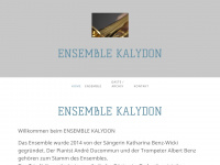 ensemblekalydon.ch Webseite Vorschau