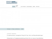 hansaenergieservice.de Webseite Vorschau