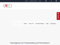exeo-teamevents.de Webseite Vorschau