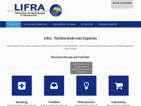 lifra-filtertechnik-teichabdichtungen.de Webseite Vorschau