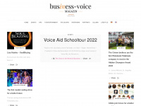 business-voice-magazin.com Webseite Vorschau