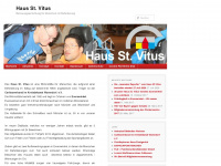 haus-st-vitus.de Webseite Vorschau