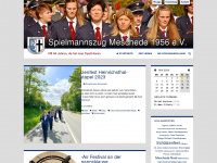 spielmannszug-meschede.de Webseite Vorschau