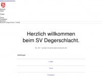 sv-degerschlacht.de Webseite Vorschau