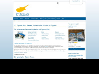 zypern.de Webseite Vorschau