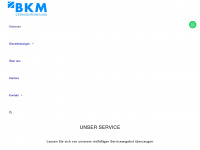 bkm-gebäudereinigung.de Webseite Vorschau