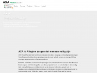 axaprojectsecurity.com Webseite Vorschau