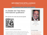 information-intelligence.ch Webseite Vorschau