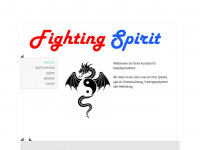 fightingspirit.at Webseite Vorschau
