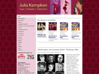julia-kempken.com Webseite Vorschau