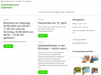 buecherei-opfenbach.de Webseite Vorschau