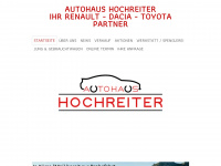 autohaus-hochreiter.at Webseite Vorschau