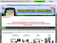 teknetics.ch Webseite Vorschau