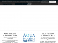 aqua-holiday.ch Webseite Vorschau