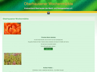 oberhausener-wochenmaerkte.de Webseite Vorschau