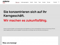 indema.ch Webseite Vorschau