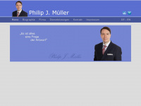 philipjmueller.com Webseite Vorschau