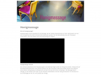 honigmassage.ch Webseite Vorschau