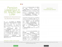 pension-lofer.de Webseite Vorschau