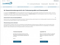 wasserqualität-trinkwasserqualität.de Webseite Vorschau