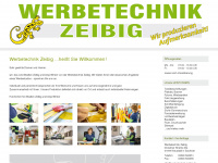 werbetechnik-zeibig.de Webseite Vorschau
