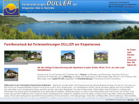 duller-klopeinersee.at Webseite Vorschau