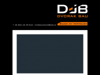 dvorak-bau.at Webseite Vorschau