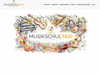 musikschultaxi.de Webseite Vorschau