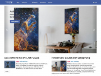 astronomieverlag.de Webseite Vorschau