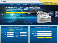 varta-automotive.cz Webseite Vorschau